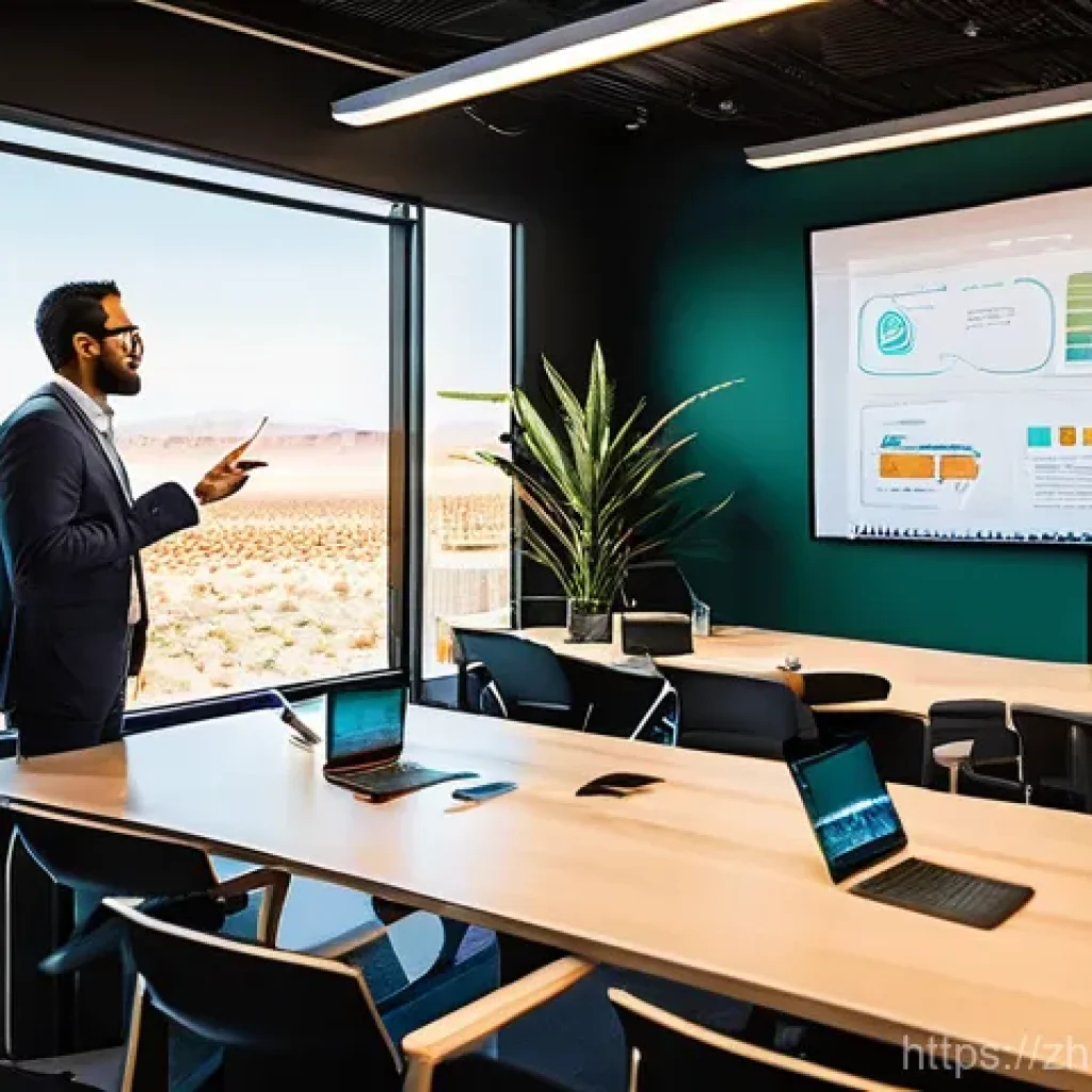 이스라엘의 사회적 문화적 특징 - **Prompt: Innovation in the Desert Oasis**
"A vibrant, modern co-working space bathed in warm, n...