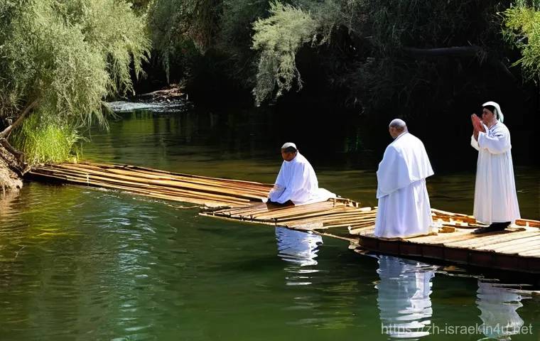 이스라엘의 기독교 순례지 - **Inside the Church of the Holy Sepulchre, Jerusalem.**
    *   **Description:** An atmospheric, det...