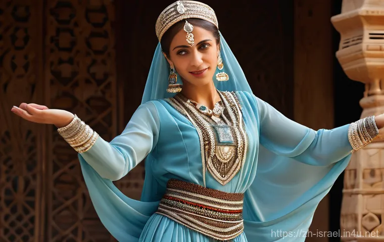 이스라엘의 전통 및 현대 무용 - **Prompt for Hora Dance:**
    "A vibrant, high-energy scene depicting a group of diverse people, yo...