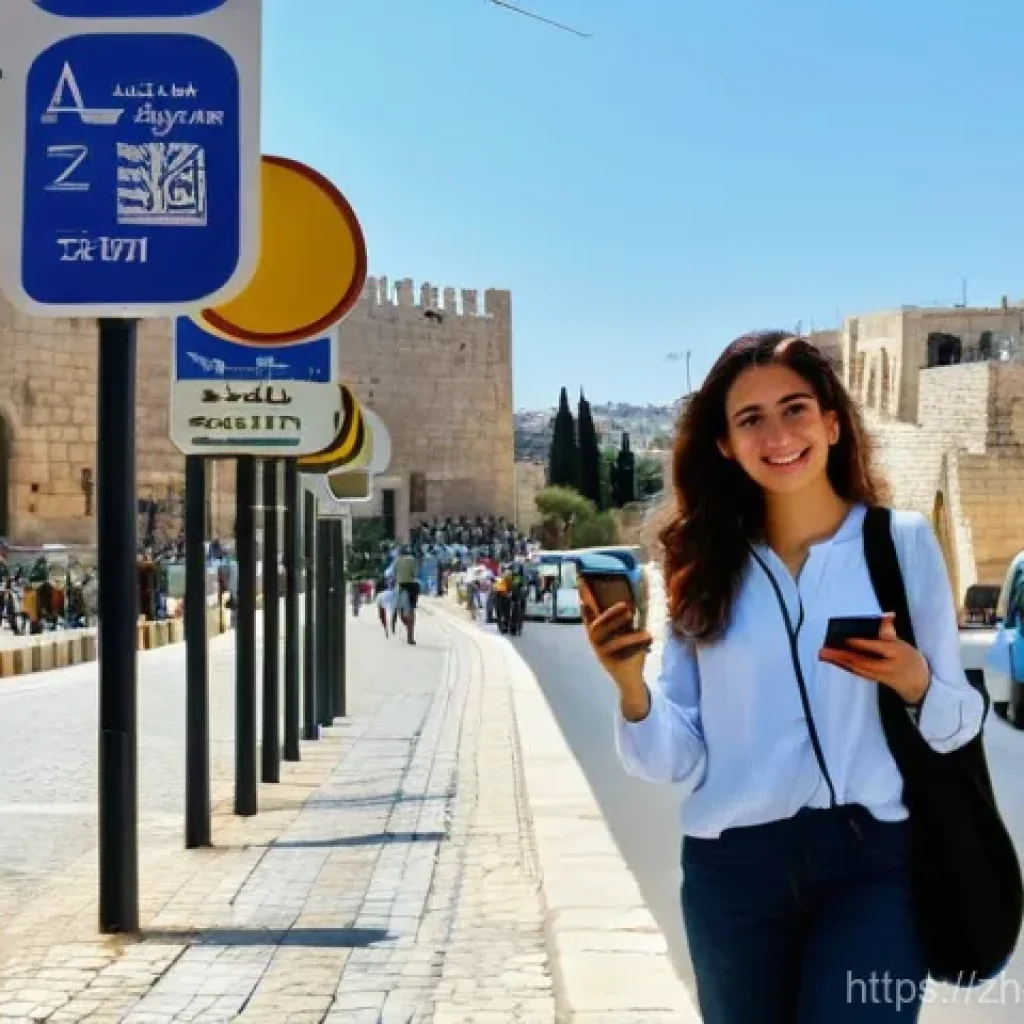 이스라엘의 교통 규칙 - **Prompt: Multilingual Road Sign Discovery in Jerusalem**
* **Description:** A young female to...