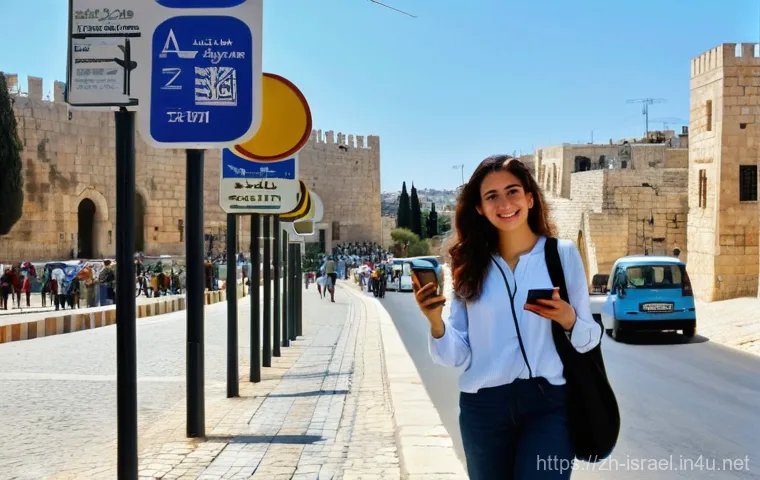 이스라엘의 교통 규칙 - **Prompt: Multilingual Road Sign Discovery in Jerusalem**
    *   **Description:** A young female to...