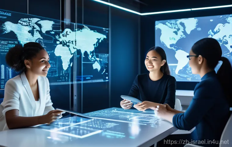 이스라엘 스타트업과 유럽 기업 협력 - **Prompt:** "A diverse group of brilliant young engineers and entrepreneurs, both male and female, f...