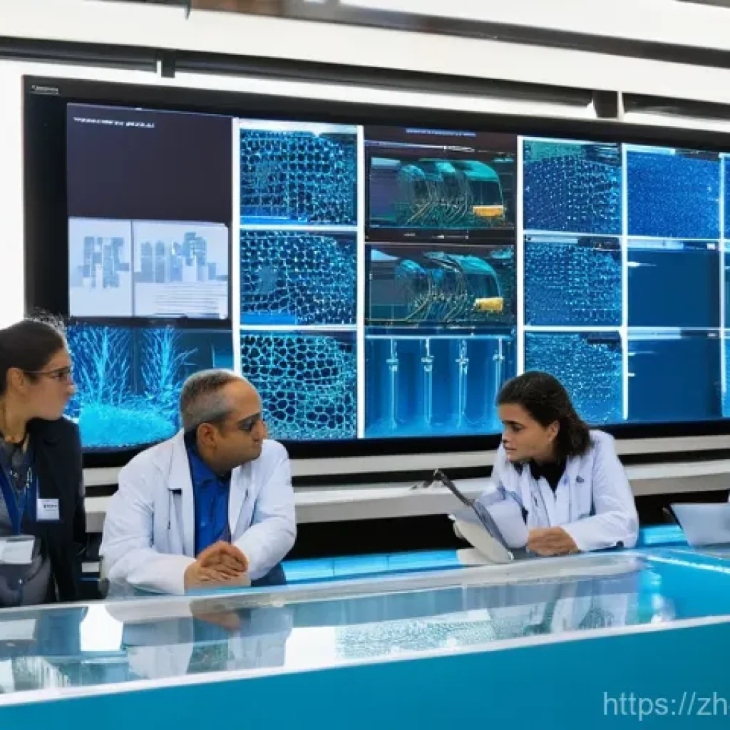 이스라엘 팔레스타인 간의 협력 프로젝트 - **Prompt 1: "Hope's Tech Bridge"**
"A diverse group of male and female engineers, visibly Israel...