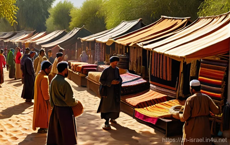 이스라엘의 전통 직물 공예 - **Prompt 1: Bedouin Weaving in the Desert**
"A serene portrait of a young Bedouin woman, modestl... 이스라엘의 전통 직물 공예 - **Prompt 1: Bedouin Weaving in the Desert**
"A serene portrait of a young Bedouin woman, modestl...