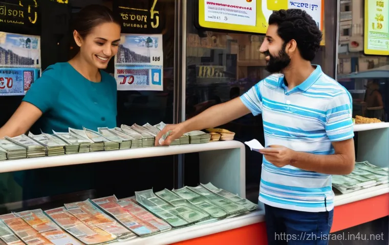 이스라엘 화폐 및 환전 팁 - A woman in her late 20s, dressed in a modest yet stylish travel outfit including a knee-length skirt...