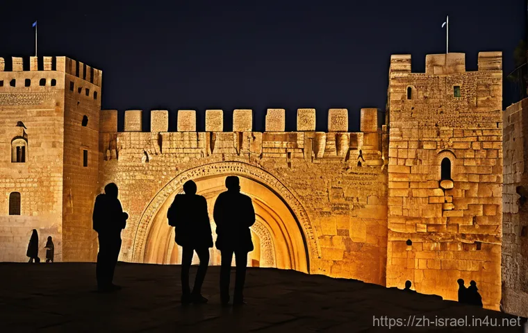 이스라엘의 명소  다윗의 탑 - **Prompt:** A majestic, wide-angle shot of the Tower of David Citadel in Jerusalem, showcasing its l...