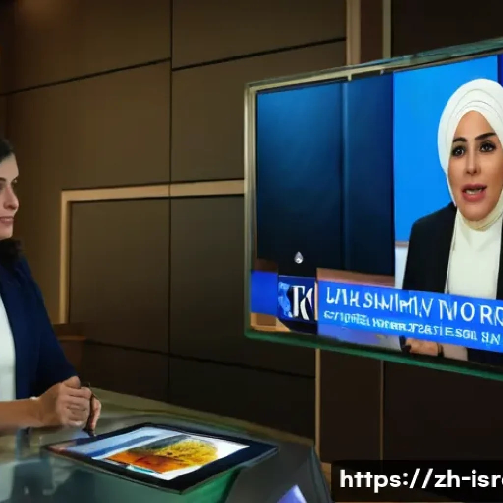 이스라엘과 세계 주요 뉴스 미디어 협력 - **Prompt: Dual Perspectives of Middle East Reporting**
A split-screen image illustrating the con...