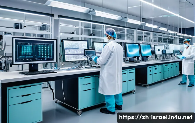 이스라엘의 주요 수입 상품 - A modern industrial scene showcasing a high-tech electronics manufacturing facility in Israel, with ...