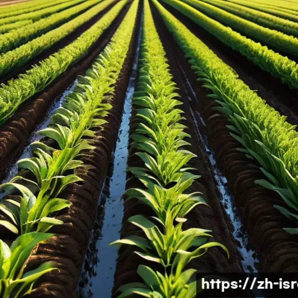 이스라엘 농업의 혁신적 기술 - A high-tech Israeli farm field equipped with advanced smart drip irrigation