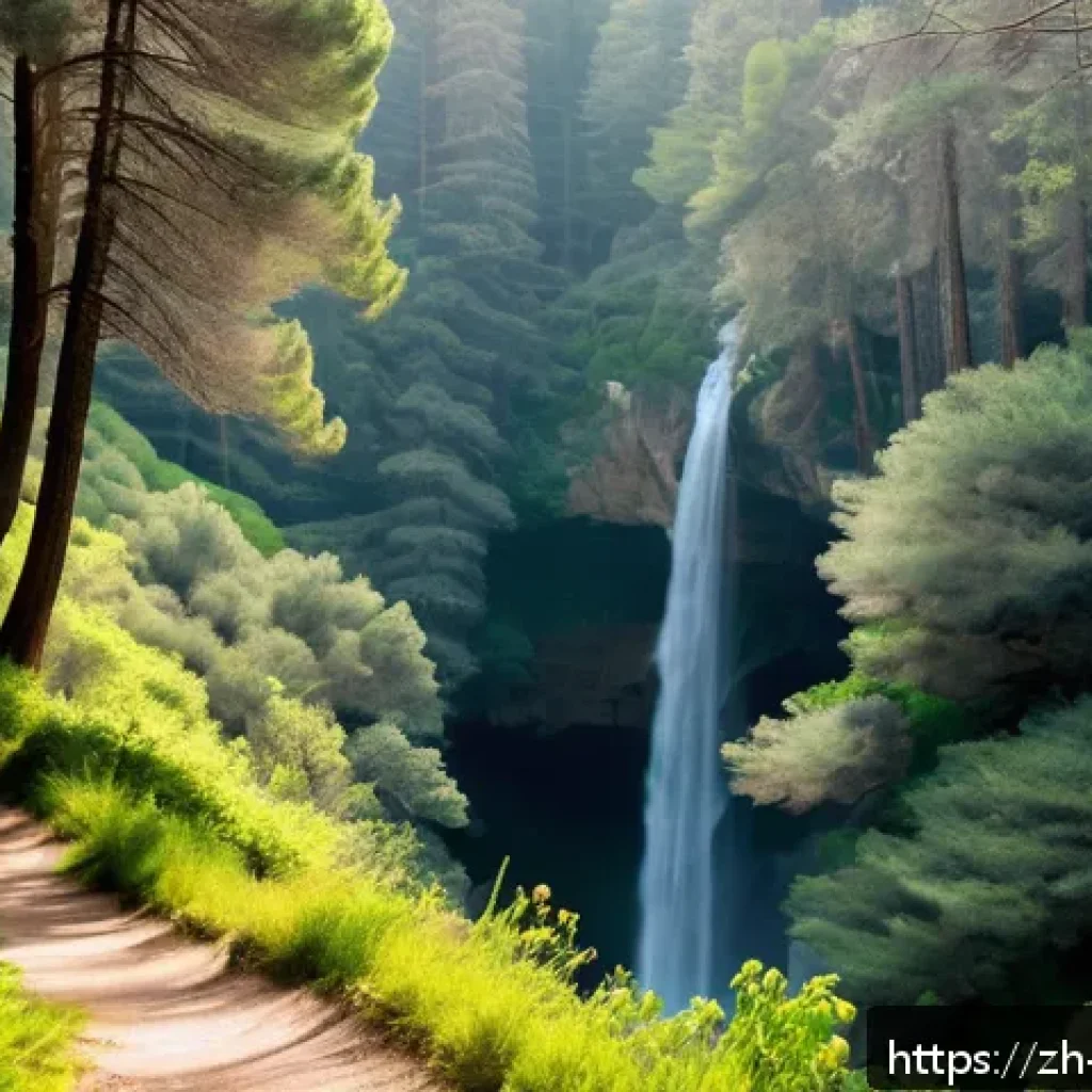 이스라엘의 자연보호구역과 에코투어 - A serene and untouched wilderness scene in Israel&rsquo;s mountainous forest reserve during spring, featur...